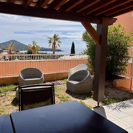Cap Esterel Prestige-climatisation-jardins Clos-pleine Vue Ou Esterel Апартаменты Сен-Рафаэль